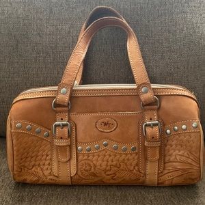 Gorgeous hand tooled western handbag 👜